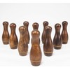 YDDS Shuffleboard Bowling Pin Set with 10 Pcs Premium Hardwood