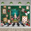 Wonderland Photo Backdrop 7X5FT Wonderland Tea Party Decorations