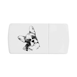 'Cute French Bulldog Puppy' Pill Box with Tablet Splitter (PI00034592)