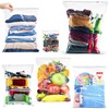 Zip Bags, Large, DIN A3 Format, Lockable Clothes Bags, Freezer