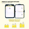 PFEYRPK Lightweight Compression Packing Cubes for Suitcases, Compressible Expandable Travel