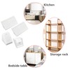 Ctyjia Pack of 20 Plastic Corner Braces, Angle Connectors, Cabinet