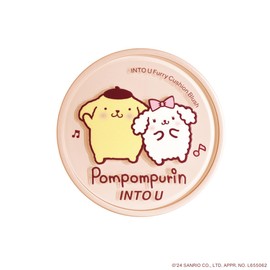 INTO U x "Cinnamorol" and "Pompompurin" Collaboration (FB02 Sunny Apricot, Free) Furry Cushion Blush Cheek