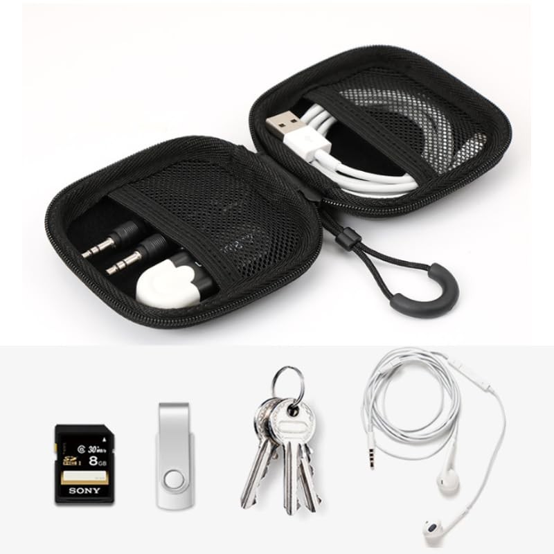 3 Pack Earbud Case, BetterJonny EVA Hard Earphone Carrying Case