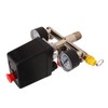 Air Compressor Pressure Switch Manifold Regulator Gauges Automatic Control Valve