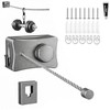 Retractable Clothesline Indoor Outdoor - Max Load 44 lbs, Heavy
