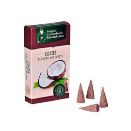 Crottendorfer Incense Cones Summer Fragrances of the World Set of 3 – Summer Mix, Cocos, Spice Fragrance – Size: M – Total 72 Pieces – Made in Germany