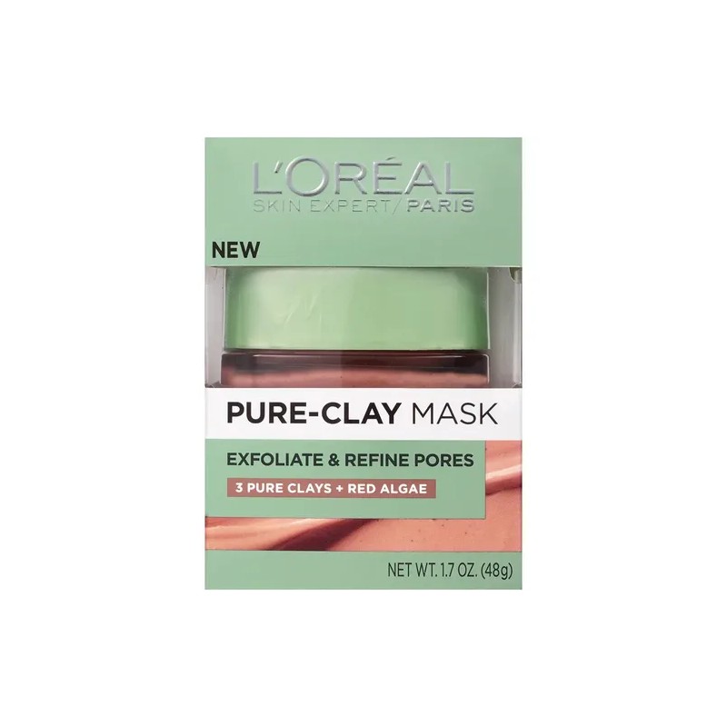 Loreal Skincare Pure Mascarilla Facial Algas Rojas 48g