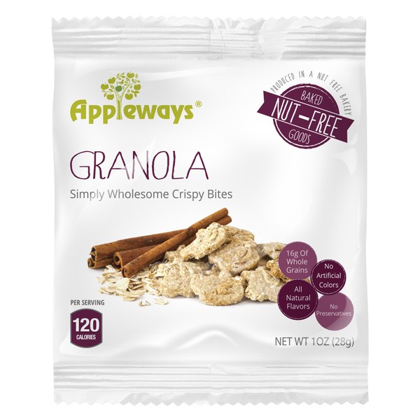Appleways Nut-Free Granola Bites (1 oz--Pack of 108)