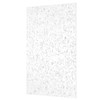 MECCANIXITY 1Pcs White Glitter Acrylic Sheets 1/8" Thickness 12"x8" Transparent