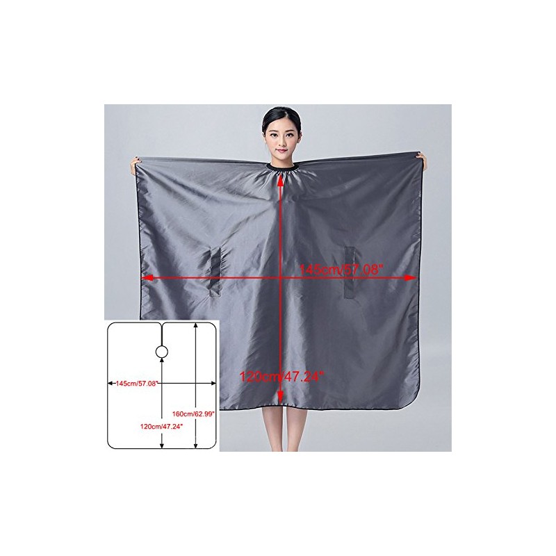 OLizee Hair Cut Hairdressing Cape Cloth Apron Stretch Out Hand