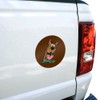 Scooby-Doo Headshot Automotive Car Window Locker Circle Bumper Sticker