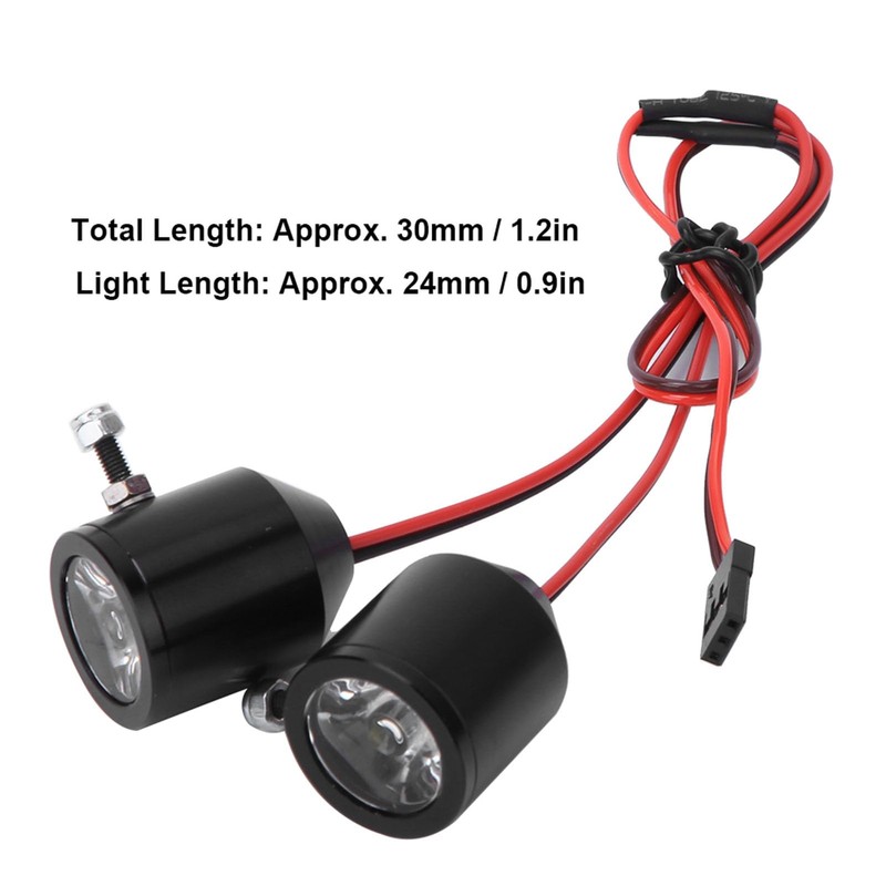 Chazcool RC Car Headlight, RC Spotlights, RC Led Light Kit