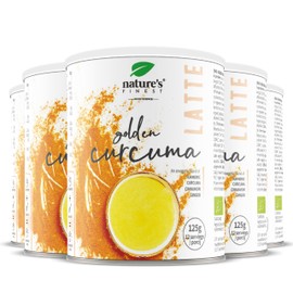 Nature's Finest by Nutrisslim Golden Curcuma Latte | Turmeric, Cinnamon and Ginger Organic Herbal Tea Blend | Vegan and Vegetarian Friendly