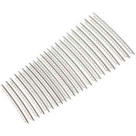 Guitar Frets Wire, Stainless Steel Fretwire Set for Electric Guitar Bass Guitar Fingerboard (2.9mm Width 22 Frets)