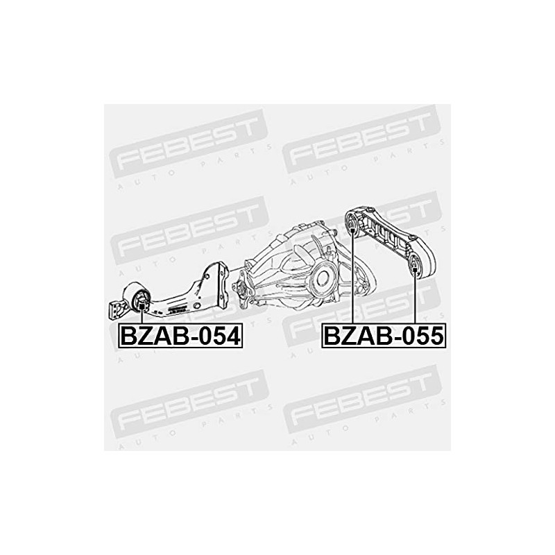 FEBEST (BZAB-054) Rear Centre Bearing Axle Drive