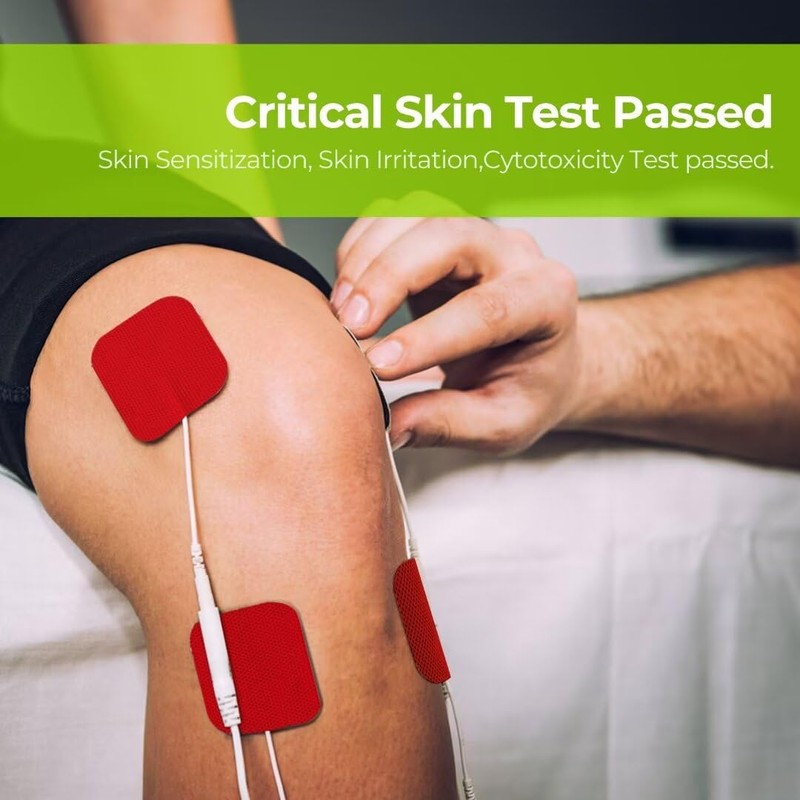 AUVON TENS Unit Pads Electrode Patches with Upgraded Self-Stick Performance