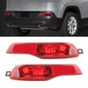 MACHSWON Rear Bumper Reflector Driver & Passenger Side Light Lamp