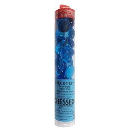 Chessex Glass Gaming Stones: Azure Blue (20)