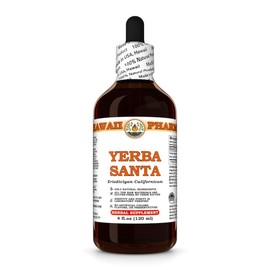 Yerba Santa (Eriodictyon Californicum) Dry Leaf Tincture, Made in Hawaii, All Natural, Vegan, Pure Liquid Extract - 4 fl.oz
