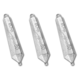 ELPIS Hexagonal Sinker, Approx. 2.2 lbs (1.0 kg), Odawara Type, Sinker, Fishing, Sea, River, Boat, Fishing, Weight, Hexagon, Odawara (3 Pieces, No. 80) Elpis