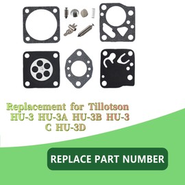 ALL-CARB Carburetor Repair Kit Replacement for Stihl Chainsaw 032 Replacement for Tillotson HU3 Series HU51A HU51B HU51C RK-14HU