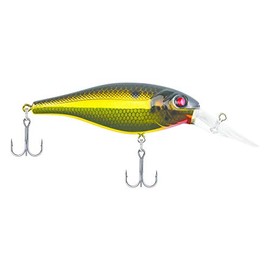 Berkley Bad Shad Fishing Lure, Black Gold, 1/4 oz, 2in | 5 cm, Pairs Handcrafted Quality with Synthetic Precision, Ready to Fish out of the Package,