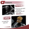 HEROFFIX Skull Shift Knob Universal Gear Shifter Knob Resin Stick