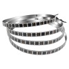 KEEPDSGN 4PCS 15" RGB LED Wheel Ring Lights Chasing Rim