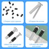 360 Pcs Nylo360 Pcs Nylon Plastic Spacers, Black Nylon BS