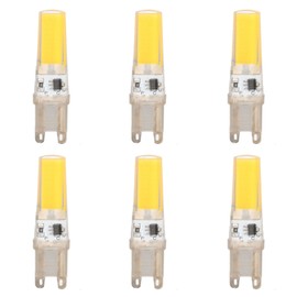 6pcs G9 LED Light Bulb COB Dimmable Professional G9 LED Bulb Replacement for Wall Lamps Table Lamps