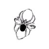 Windalf Gothic Women's Ring SPY 26 mm Silver Ring with