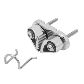 Wire Line Cleat, Rustproof Fairlead Cam Cleat for 3 to 12 mm Rope for Sailing
