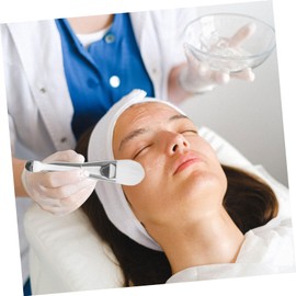 VICASKY Facial Mask Brush for Women Dual Head Applicator with Spoon Soft Bristles for Even Mask Application Lightweight and Comfortable Grip Beauty Tool and Creams