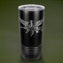 Center Mass, Inc. SWAT Operator 20 oz. Tumbler (BLACK)