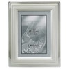 Lawrence Frames Metal Picture Frame Silver-Plated Step, 4 by 6-Inch