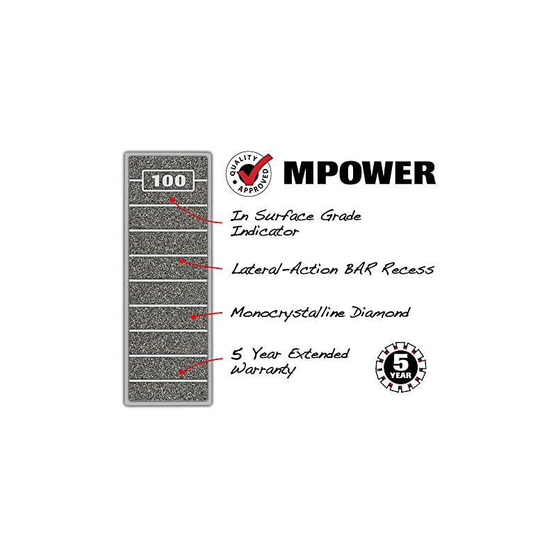 MPOWER FASTTRACK - 2.5 Degree Angled Diamond Sharpening Stone -