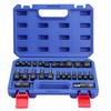 WORKPRO 25-Piece Torx Bit Socket Set, 1/4", 3/8", 1/2" Drive,