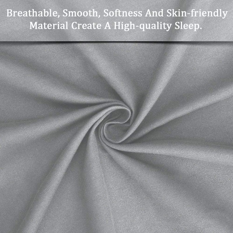 1 Piece Fitted Bed Sheets Microfiber 1800 Series Bedding Sheets