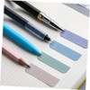 Operitacx School Supplies Lined for Notes Self-stick Memo Pads Plastic