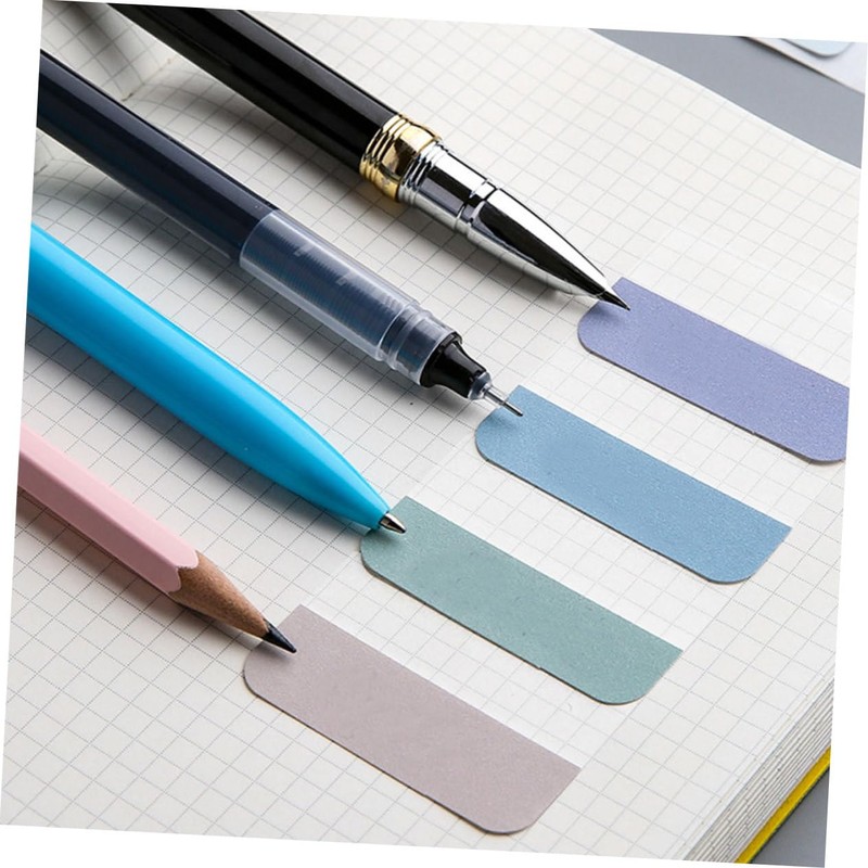 Operitacx School Supplies Lined for Notes Self-stick Memo Pads Plastic