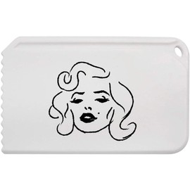 Azeeda 'Woman Face' Plastic Ice Scraper (IC00039925)