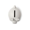 eBuyGB Bamboo Fibre Money Box Eco Friendly Piggy Bank,White,10 x