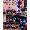 HAPPARTY Wrestling Theme Block Boxes 30x30CM Centerpieces 4PCS for Birthday