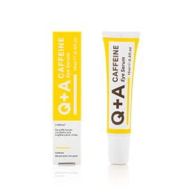 Q+A Sérum para el contorno de ojos con cafeína. Un sérum para el contorno de ojos que mejora la circulación y descongestiona la zona de la ojera. 15 ml/0,5 fl.oz