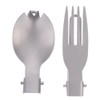 Portable Folding Titanium Spork Fork Outdoor Camping Cutlery Travel Tableware(Fork