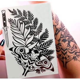 Ellie Last of US Long Lasting Tattoo | Cosplay Stickers for Body | Semi-Permanent Waterproof Fake Tattoos | Props Body Sticker Lasts 7-14 days