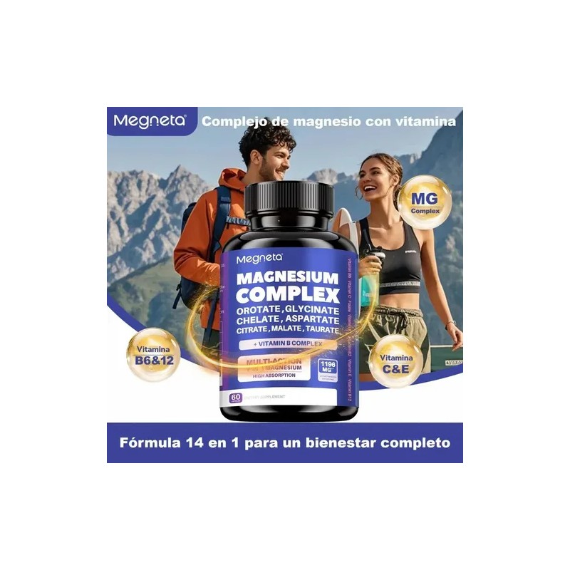 Megneta Complejo Magnesio Glicinato Malato