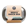 Ever Eco Stainless Steel Bento Snack Box 2 Compartments, 580