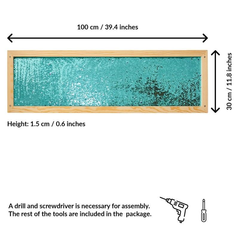 ODOXIA Sequin Sensory Wall Frame | Sensory Wall Sequin Flip